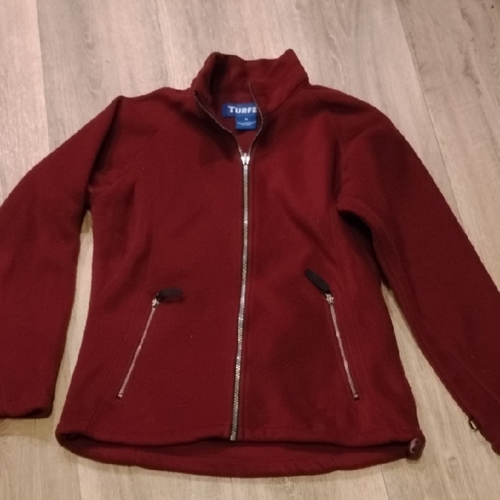 Women's Burgundy Utility Jacket